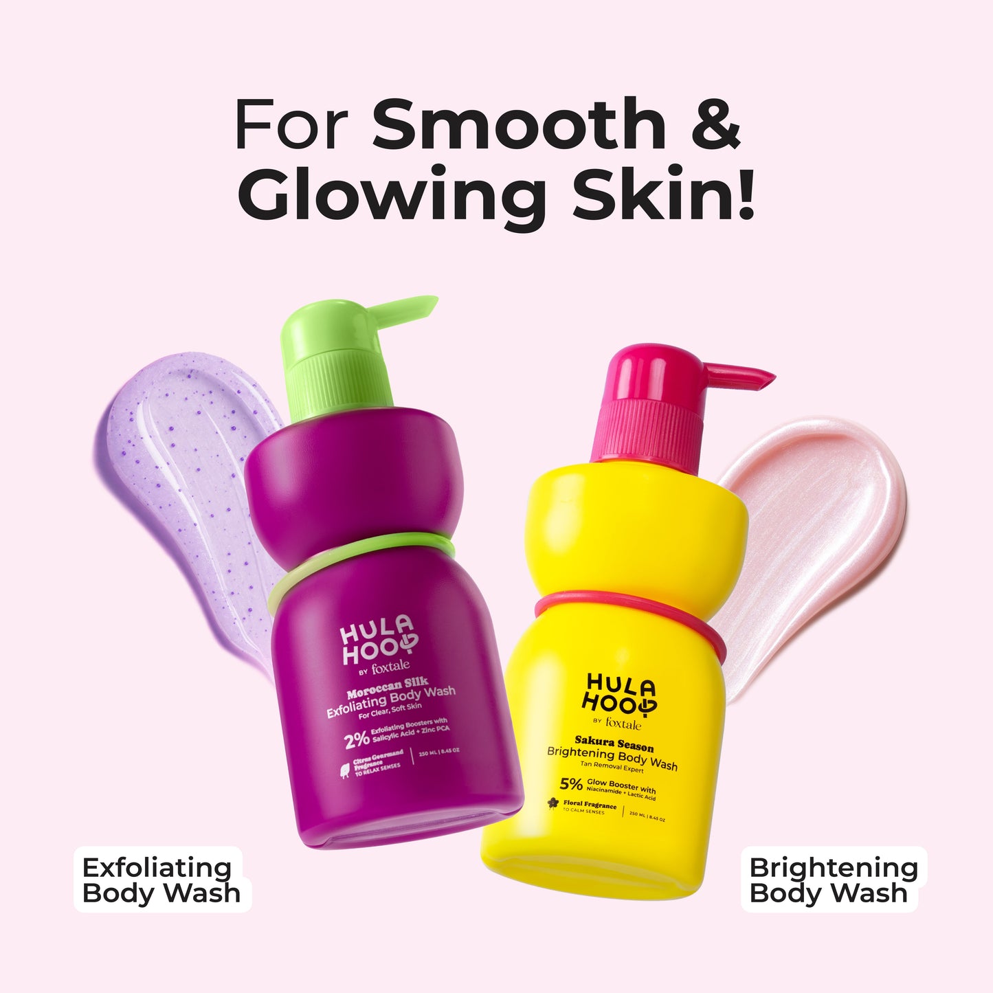 Exfoliating Body Wash + Brightening Body Wash