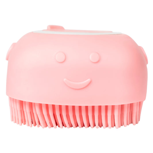 Pink Silicone Bath Brush