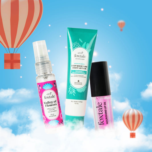 Limited Edition Lip Oil + Deep Moisture Body Lotion + Perfume