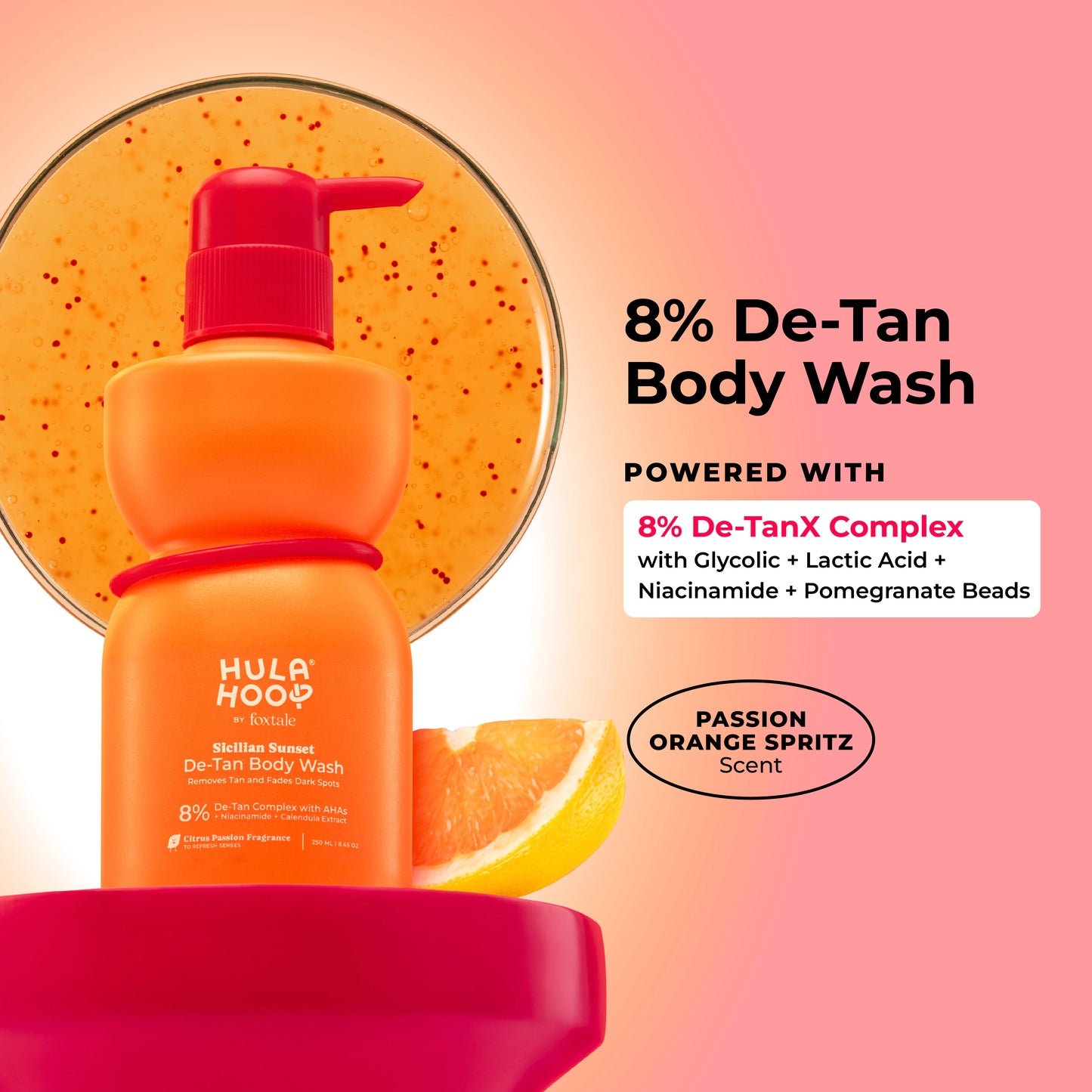 8% De-Tan Body Wash
