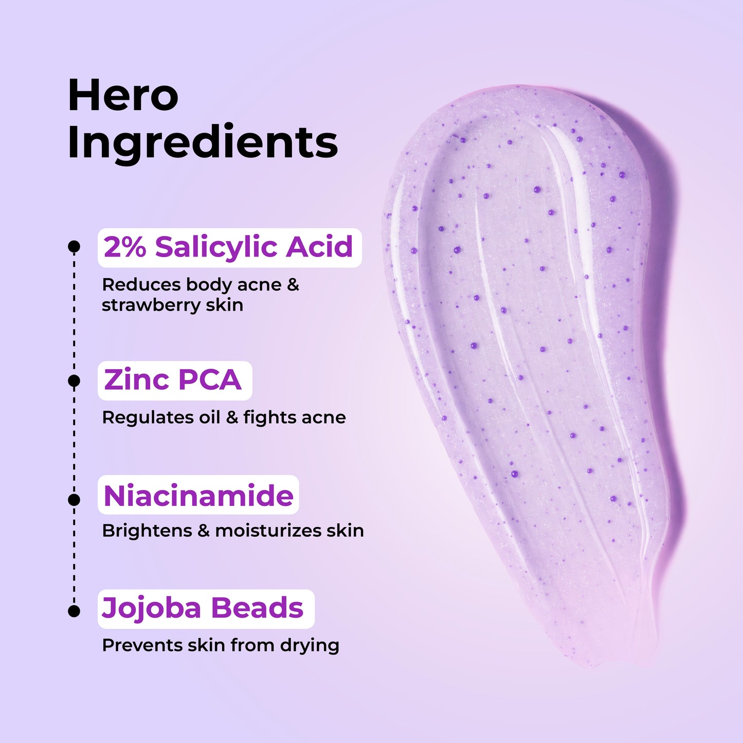 5% Exfoliating Body Acne Wash with Salicylic Acid & Zinc PCA