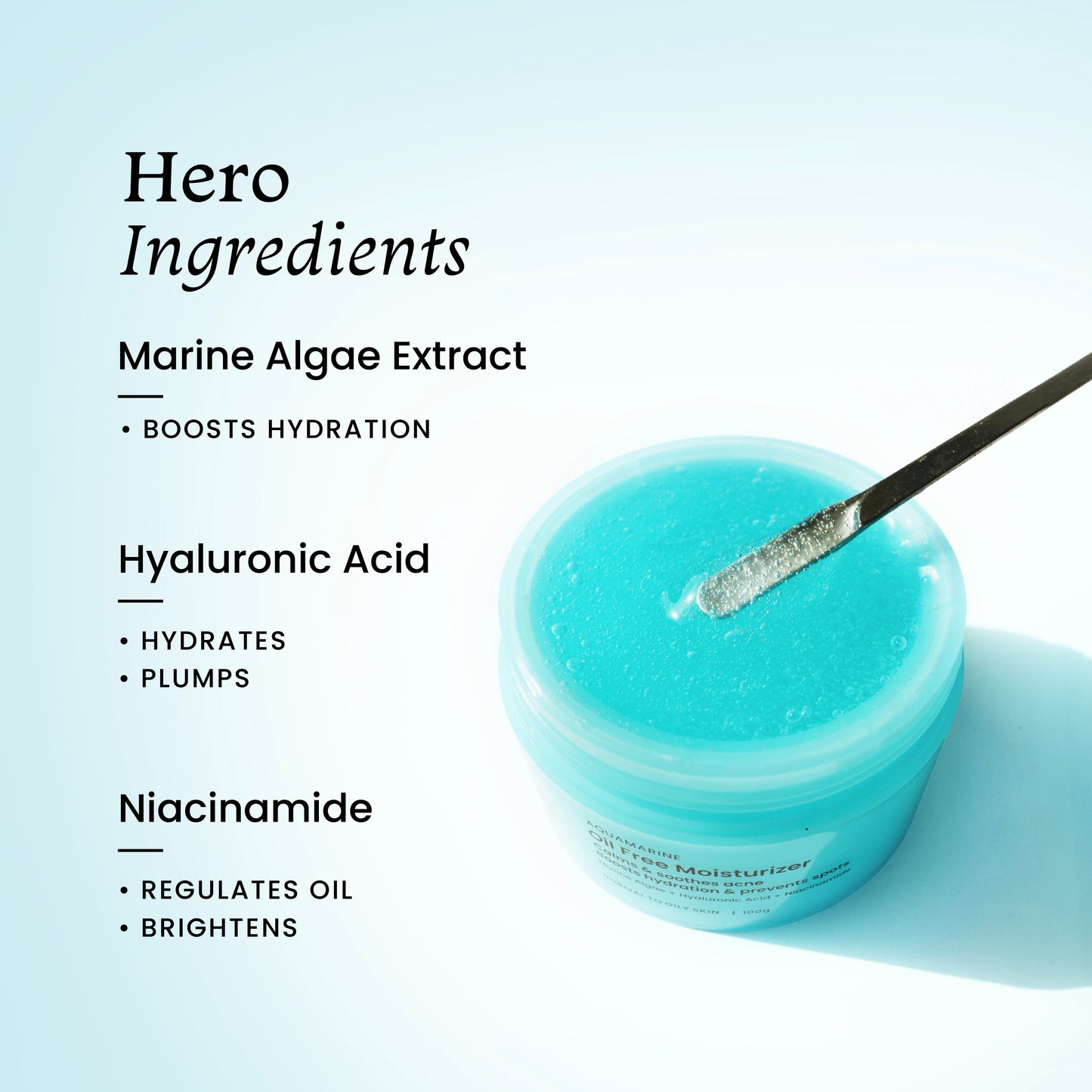 Ingredients in Oil Free Moisturizer