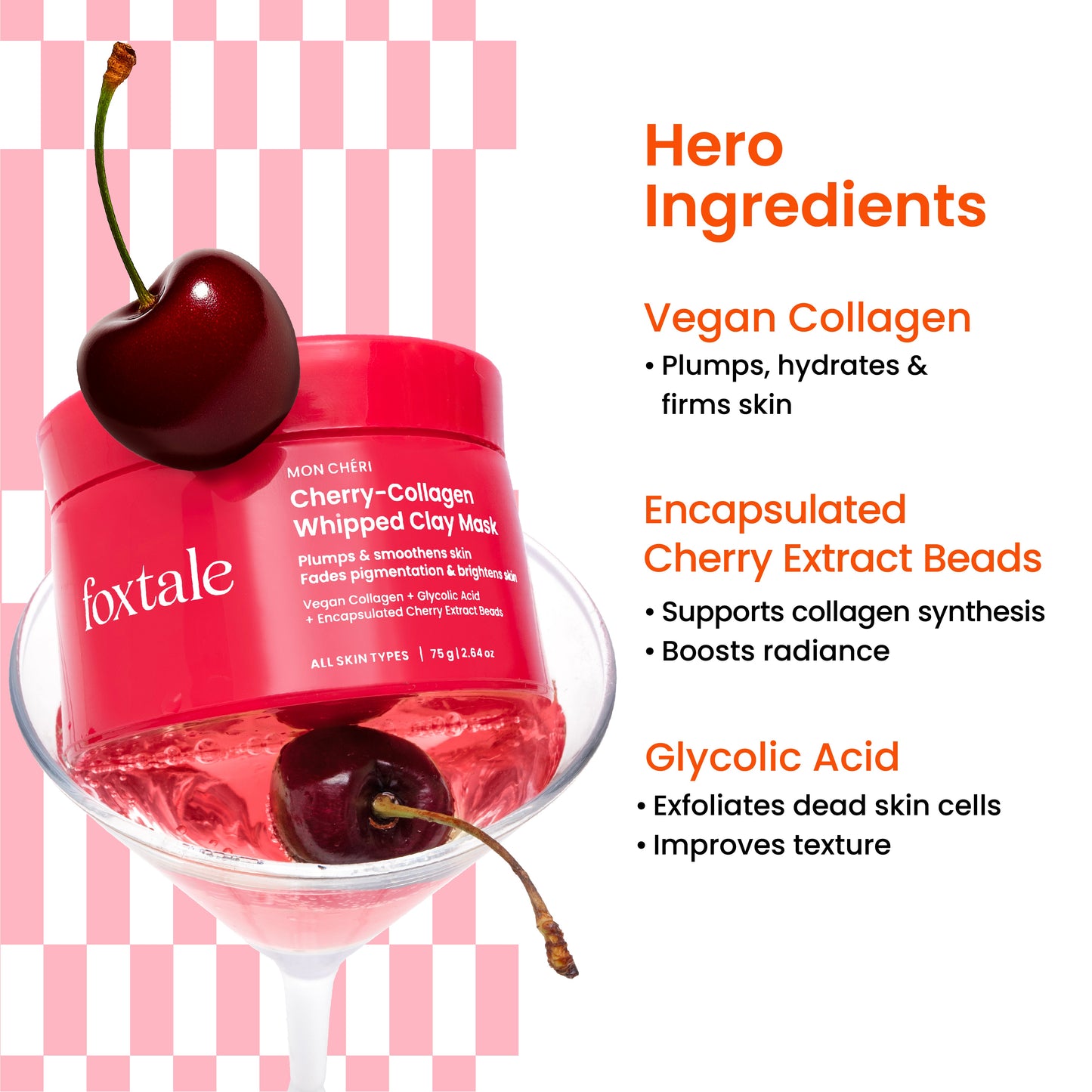 Cherry-Collagen Clay Mask