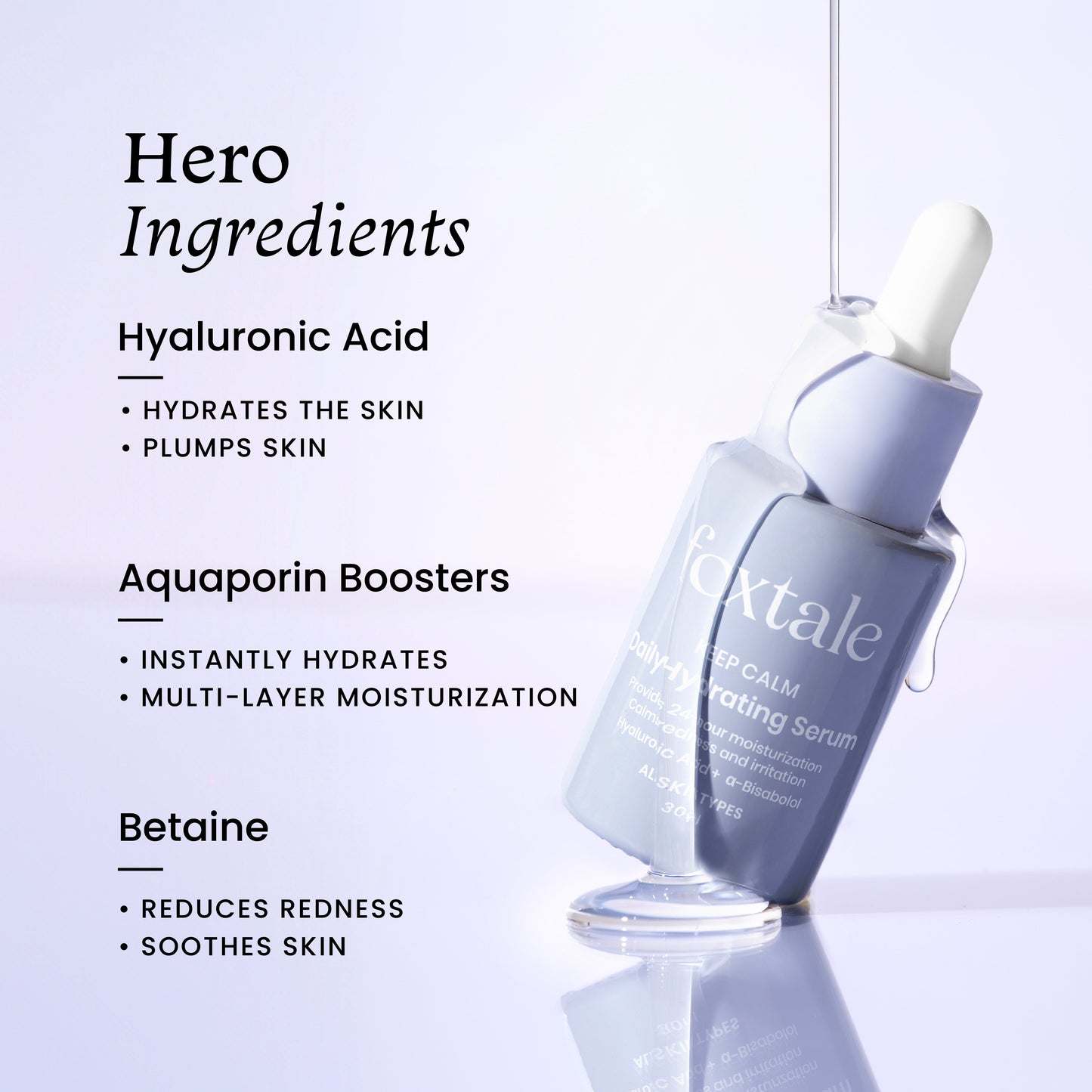 Ingredients of Hydrating Serum