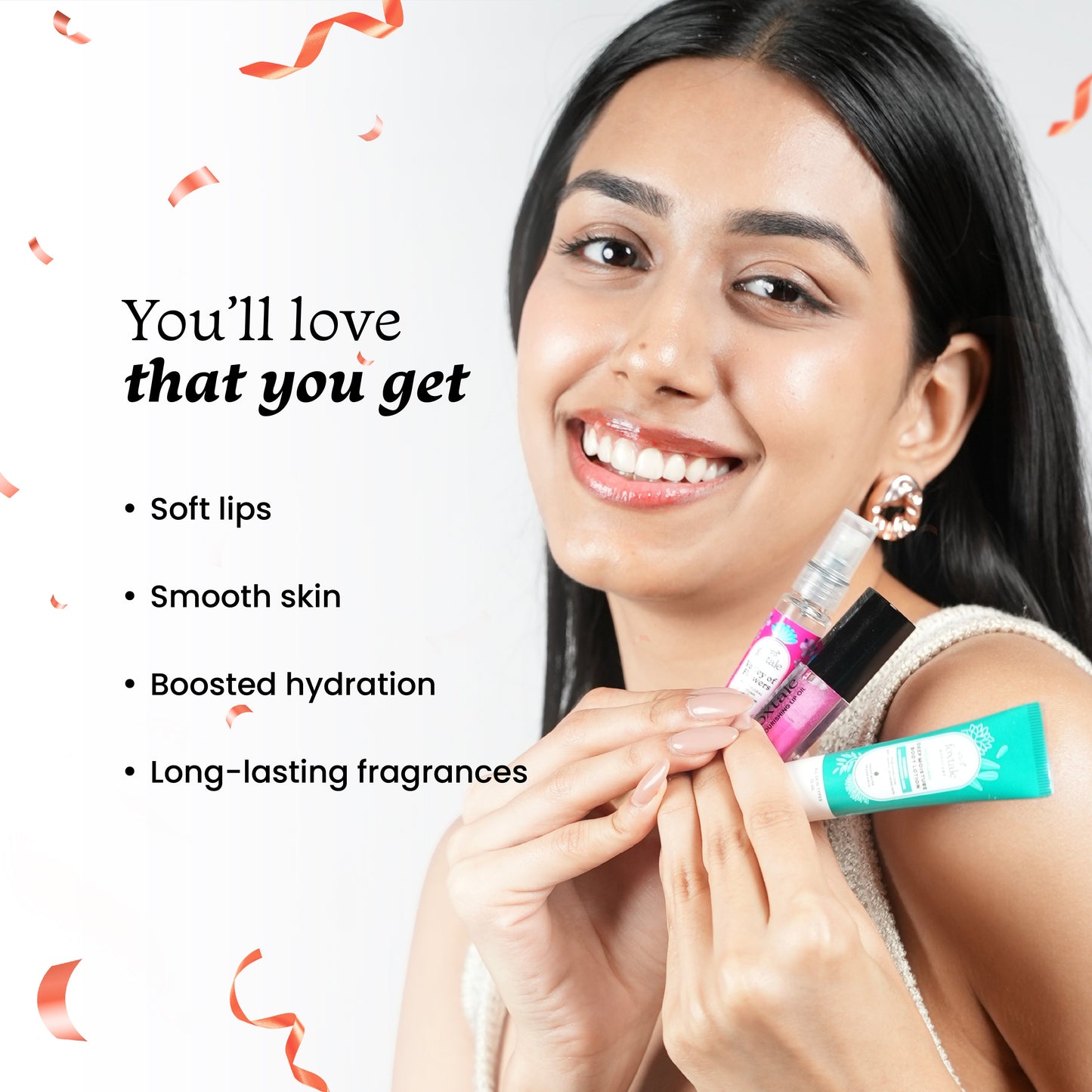 Limited Edition Lip Oil + Deep Moisture Body Lotion + Perfume