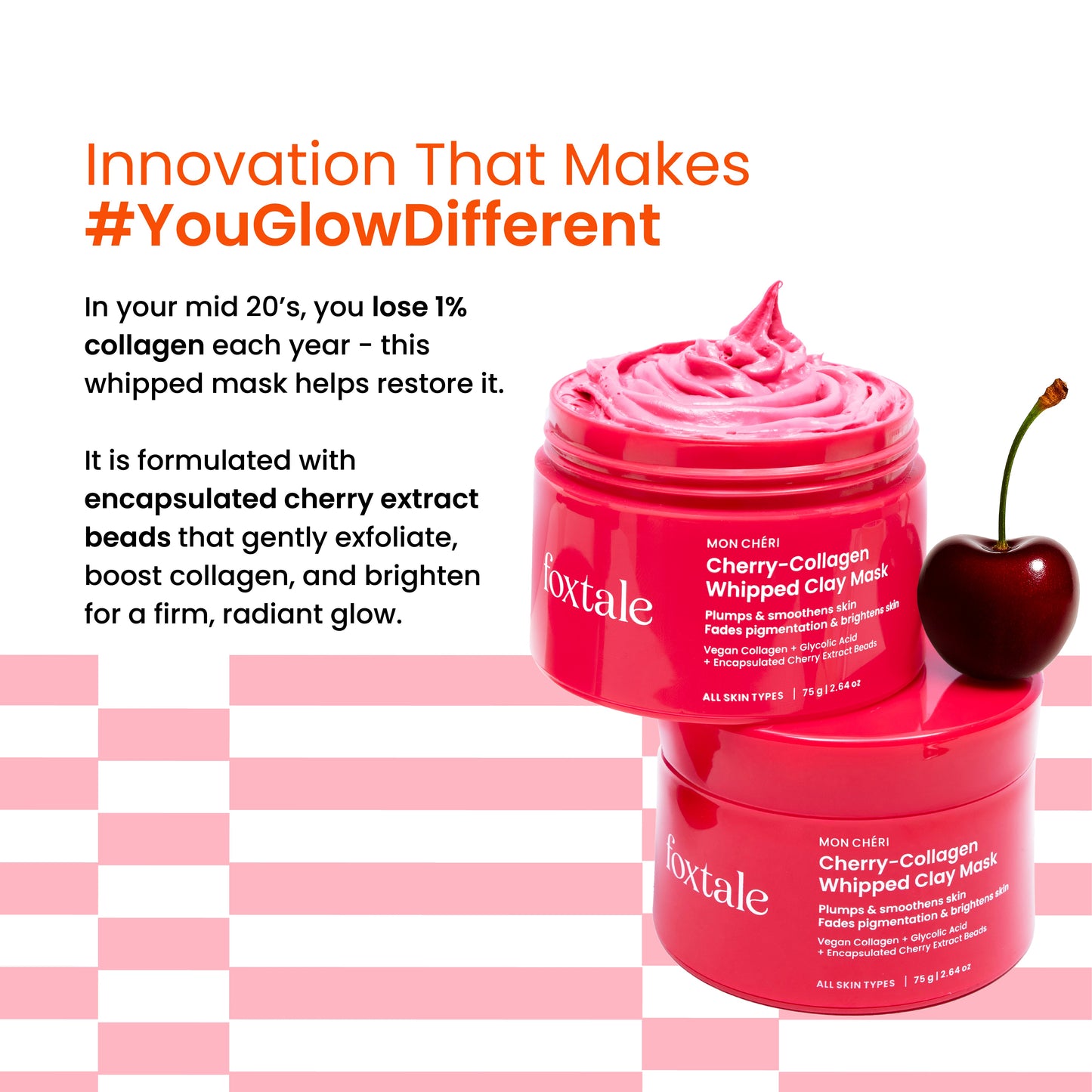 Cherry-Collagen Clay Mask