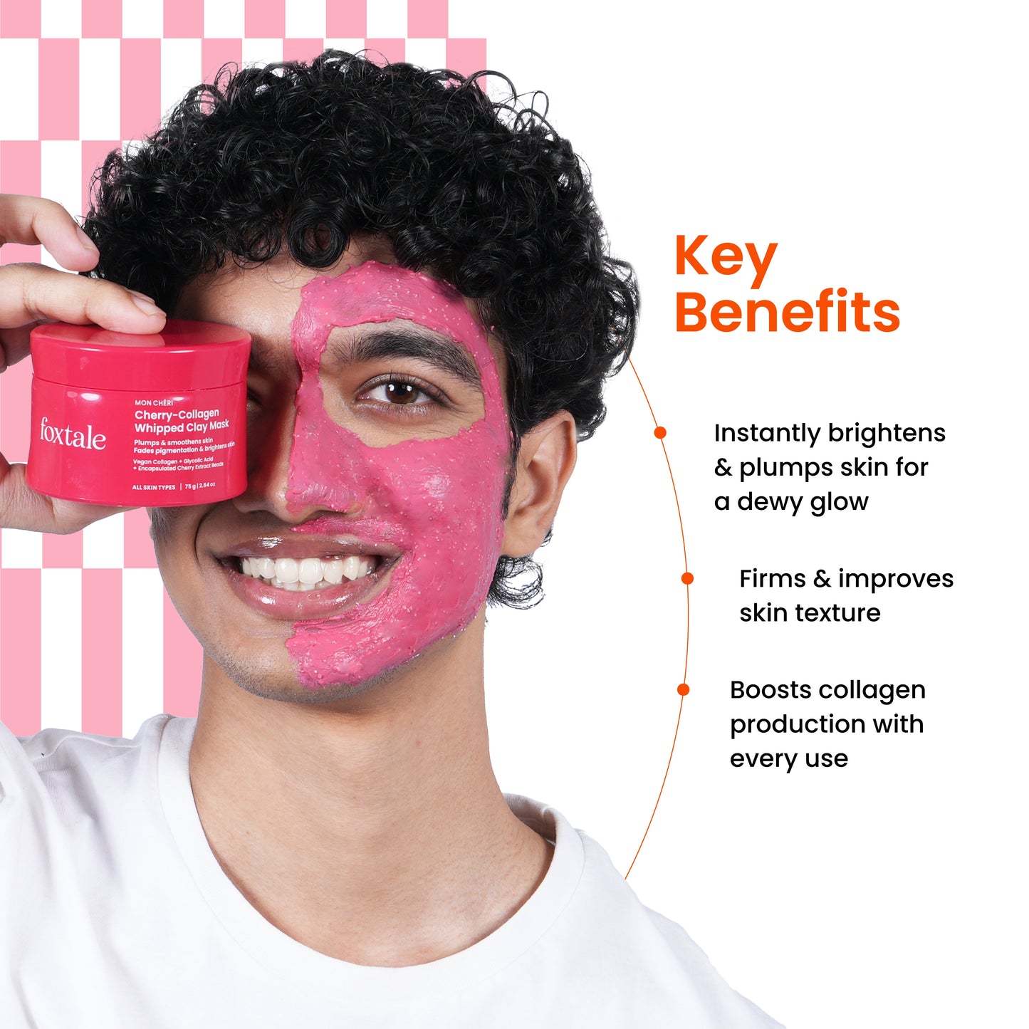 Cherry-Collagen Clay Mask