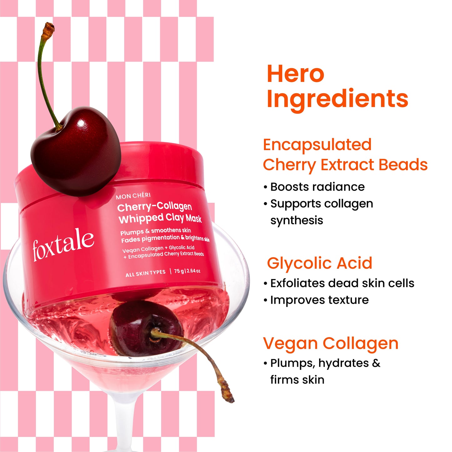 Cherry-Collagen Clay Mask