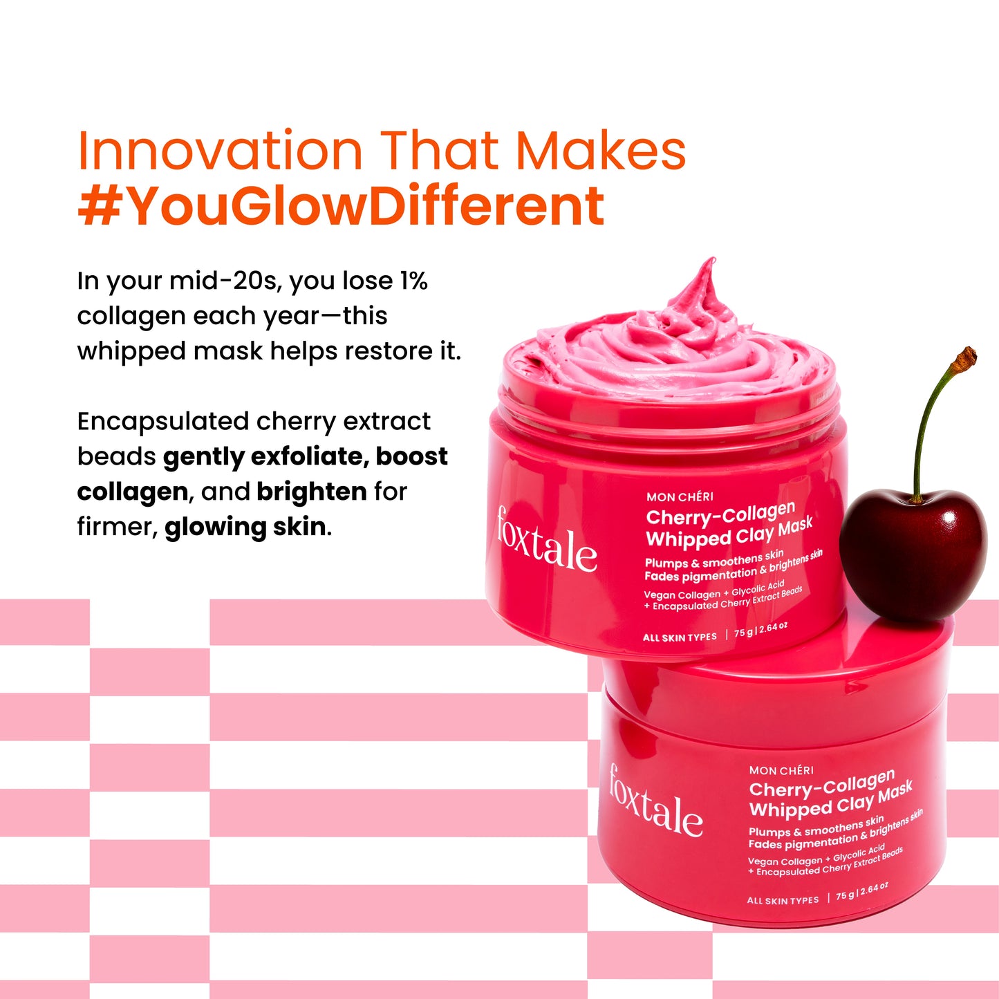 Cherry-Collagen Clay Mask