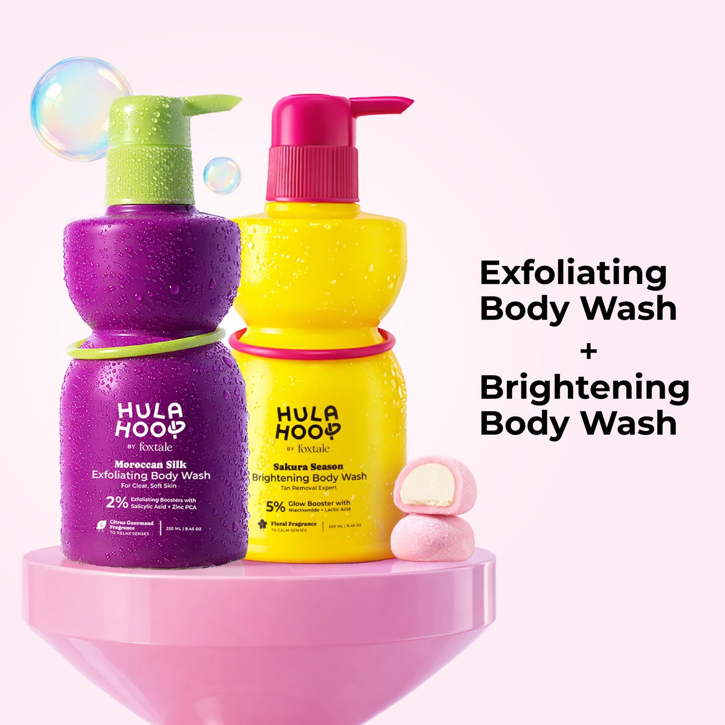 Exfoliating Body Wash + Brightening Body Wash