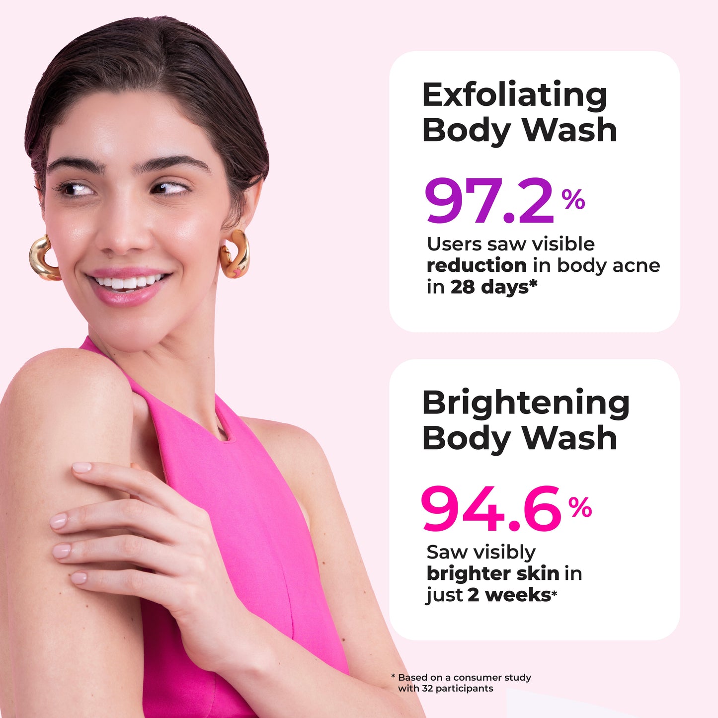 Exfoliating Body Wash + Brightening Body Wash
