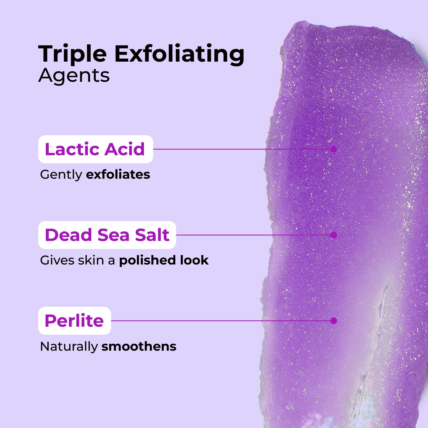 Exfoliating Body Scrub with 2% Lactic Acid
