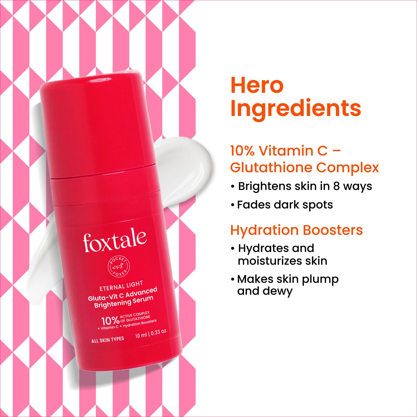 10% Vit C  Gluta Advanced Brightening Serum 10 ml