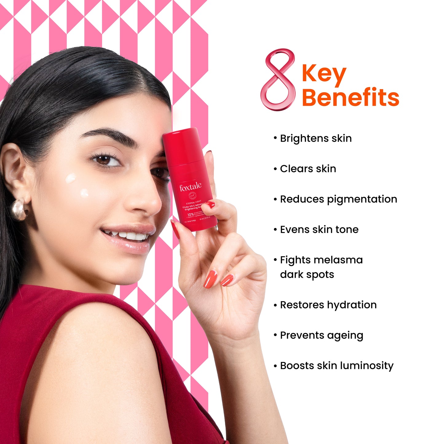 10% Vit C  Gluta Advanced Brightening Serum 10 ml