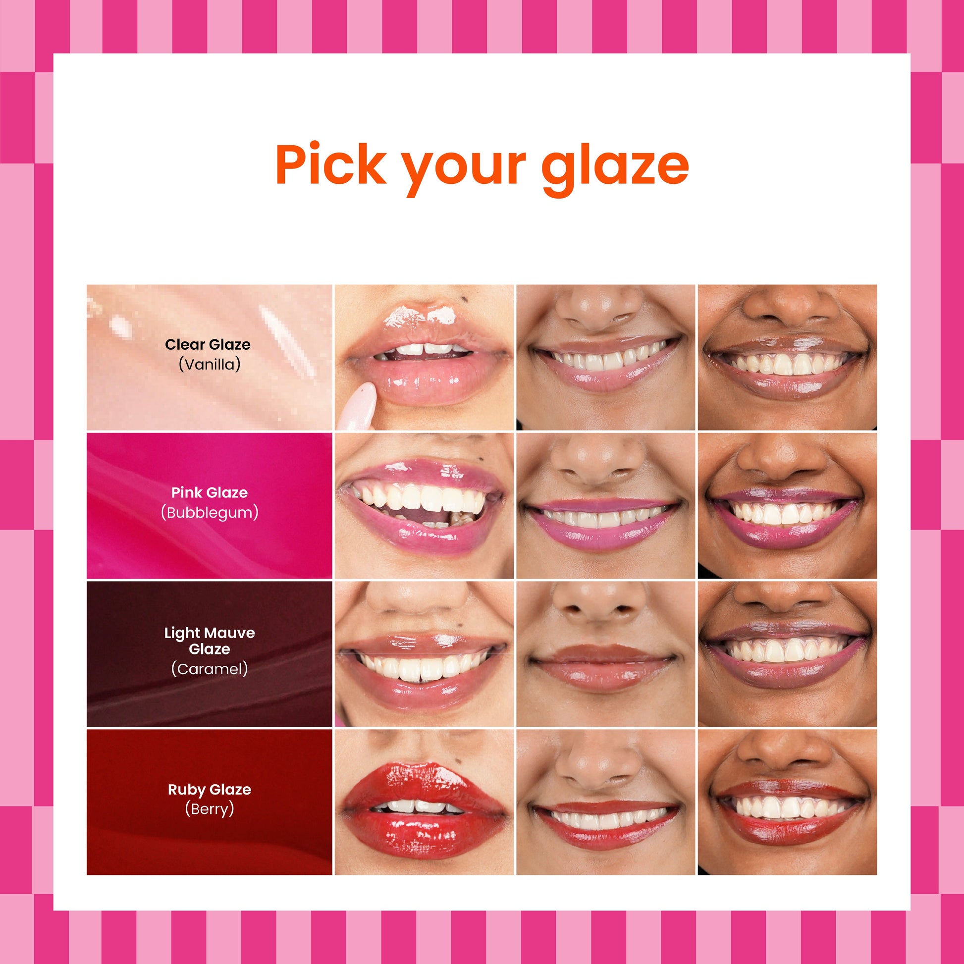 Color_Pink + Ruby Glaze