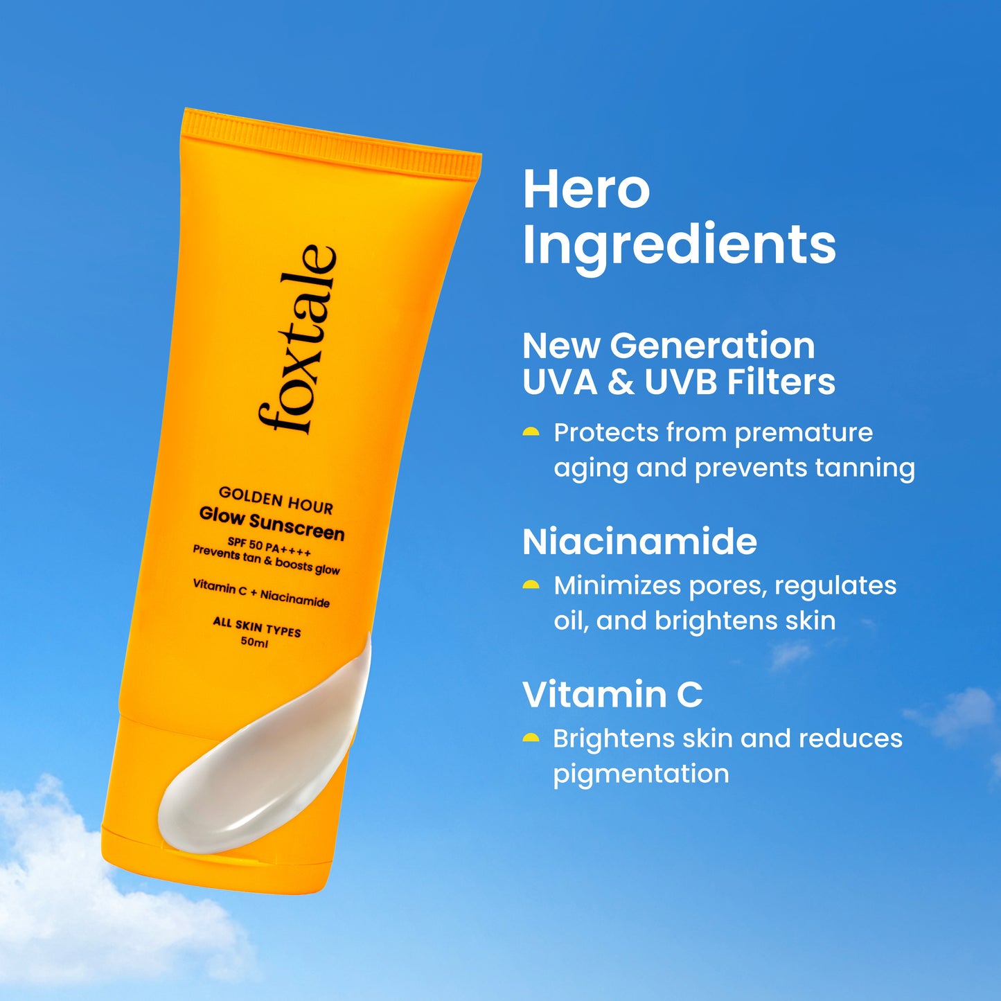 SPF 50 Glow Sunscreen