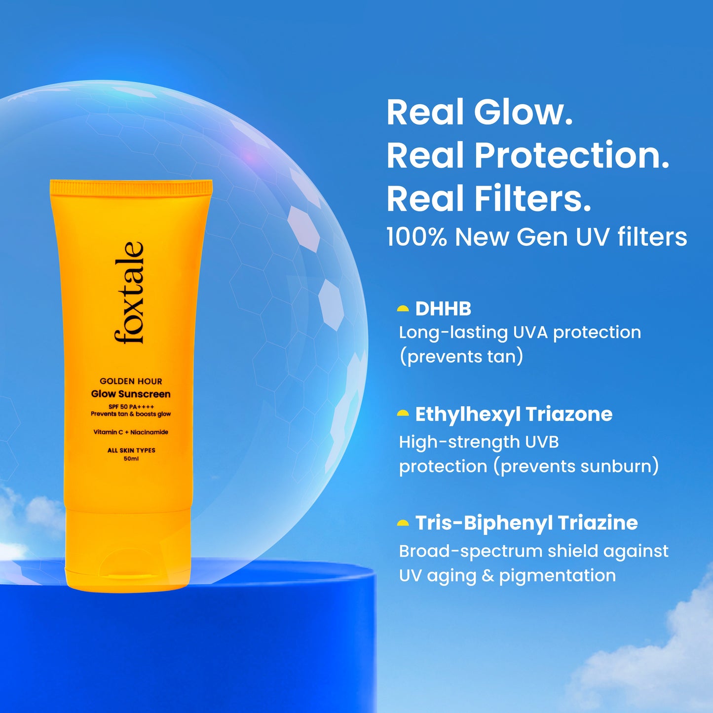 SPF 50 Glow Sunscreen