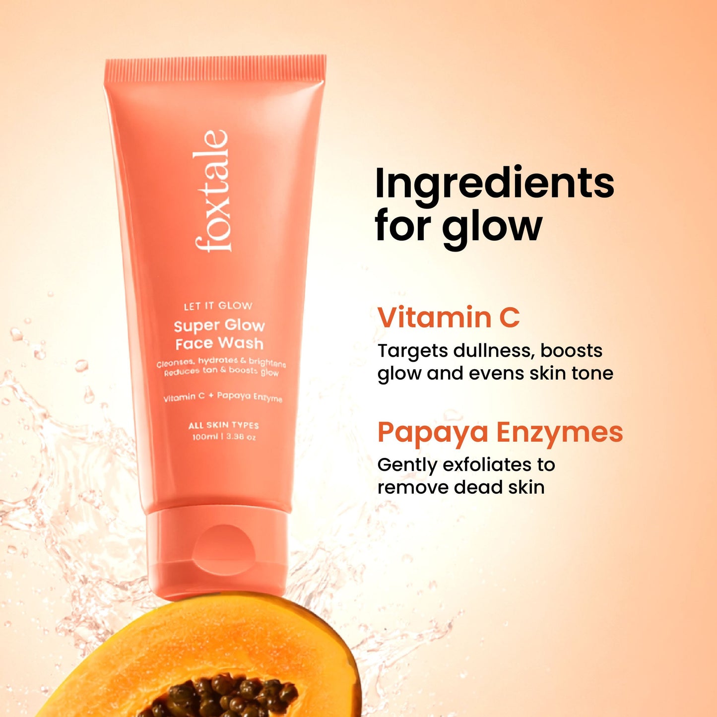 Super Glow De-tan Face Wash