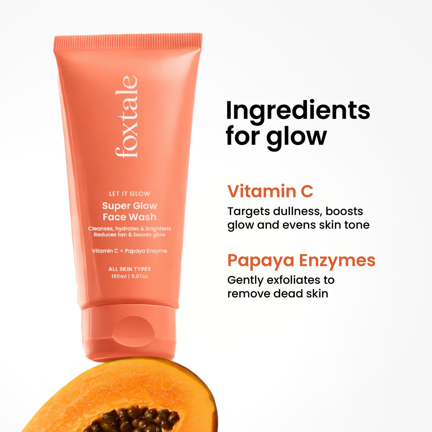 Super Glow De-tan Face Wash