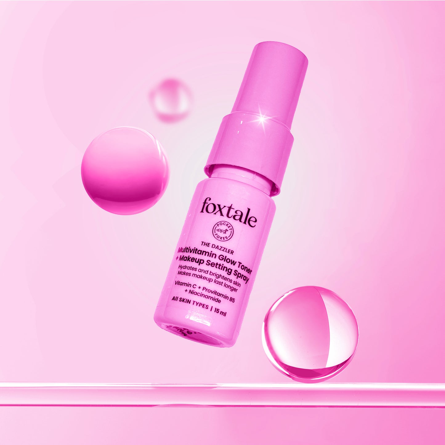 The Dazzler Multivitamin Glow Toner + Makeup Setting Spray