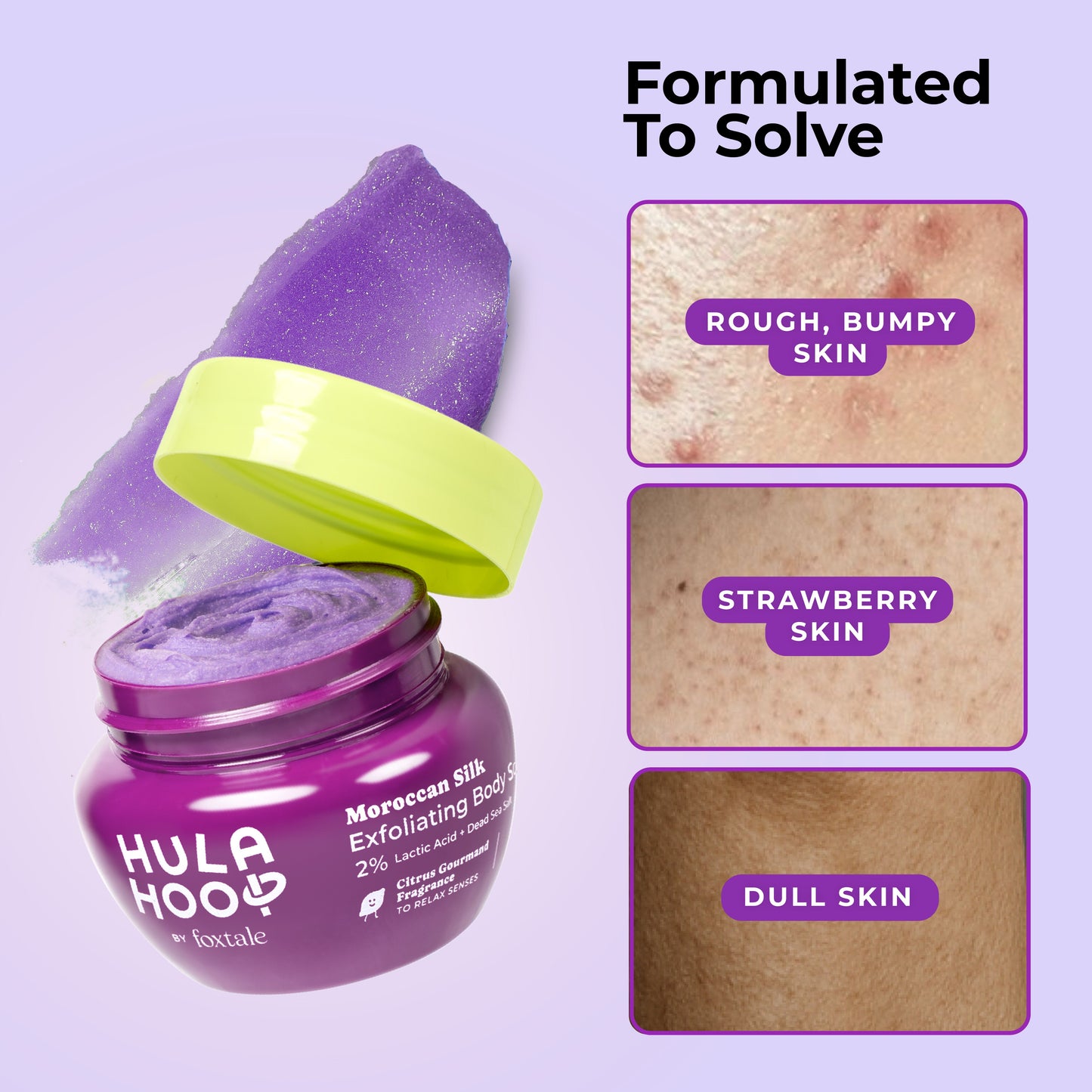 Exfoliating Body Scrub with 2% Lactic Acid