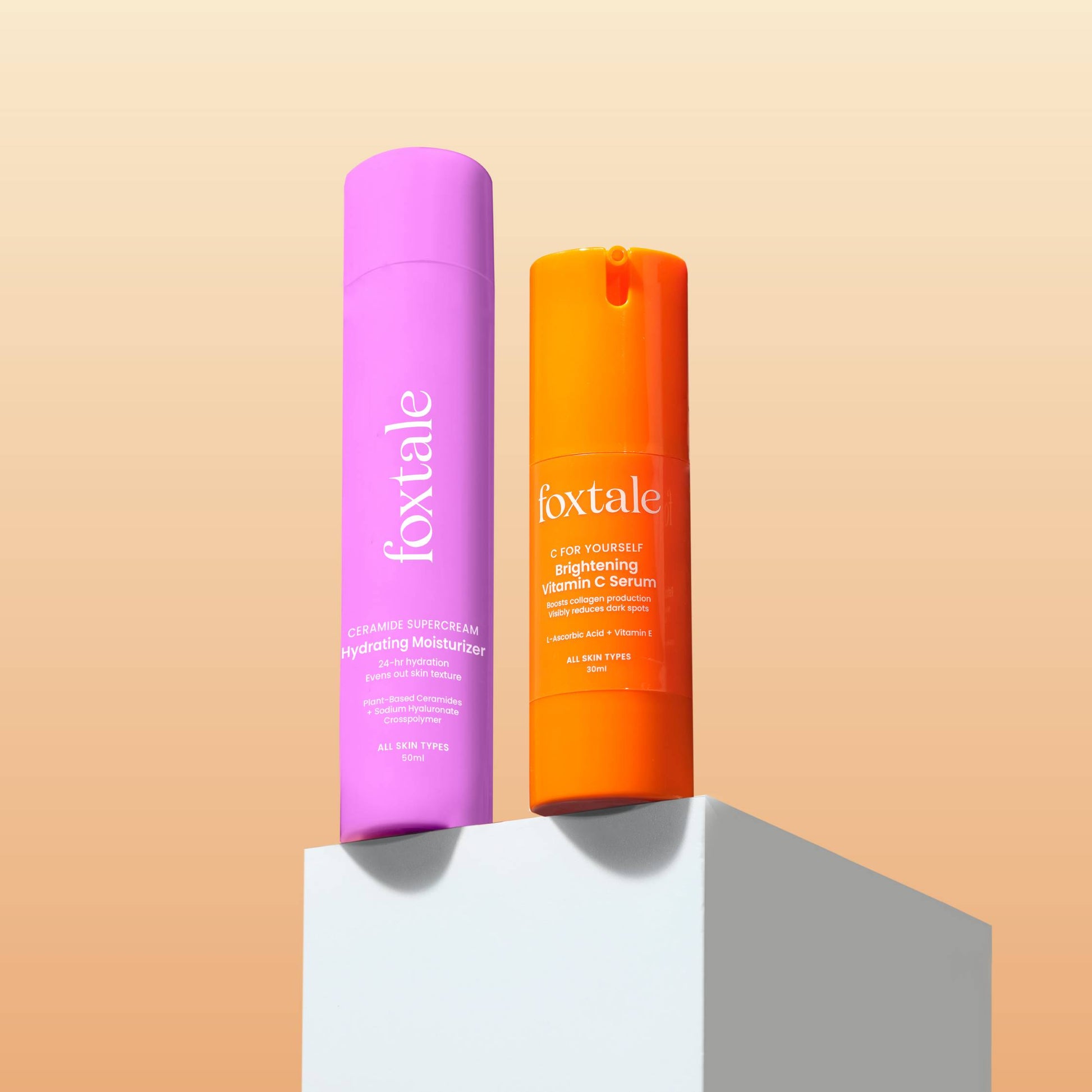 Brightening Vitamin c Serum & hydrating Moisturizer