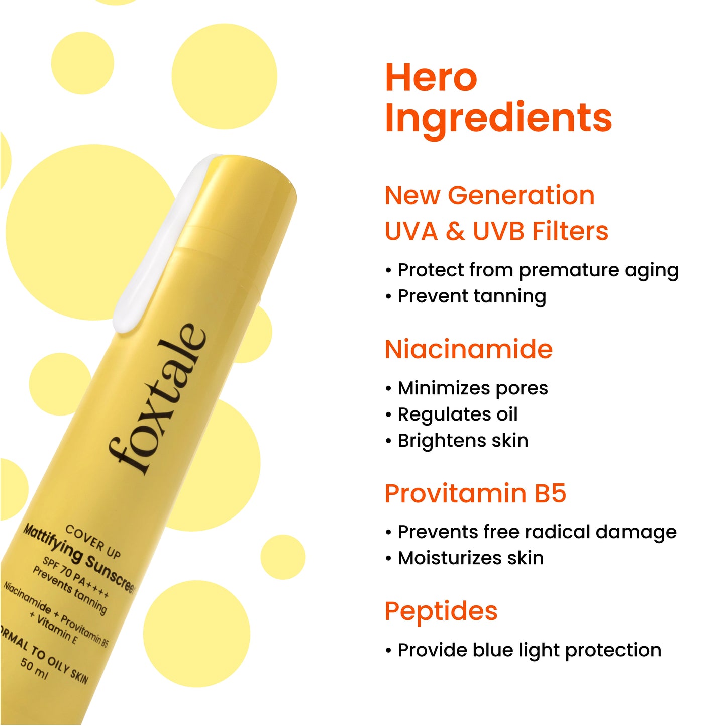 SPF 70 Matte Finish Sunscreen for Oily Skin