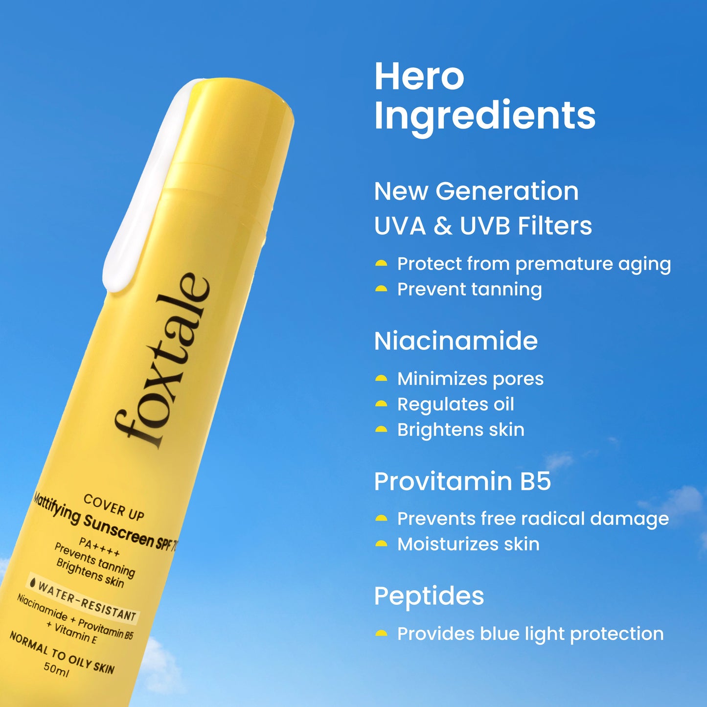 SPF 70 Matte Finish Sunscreen for Oily Skin