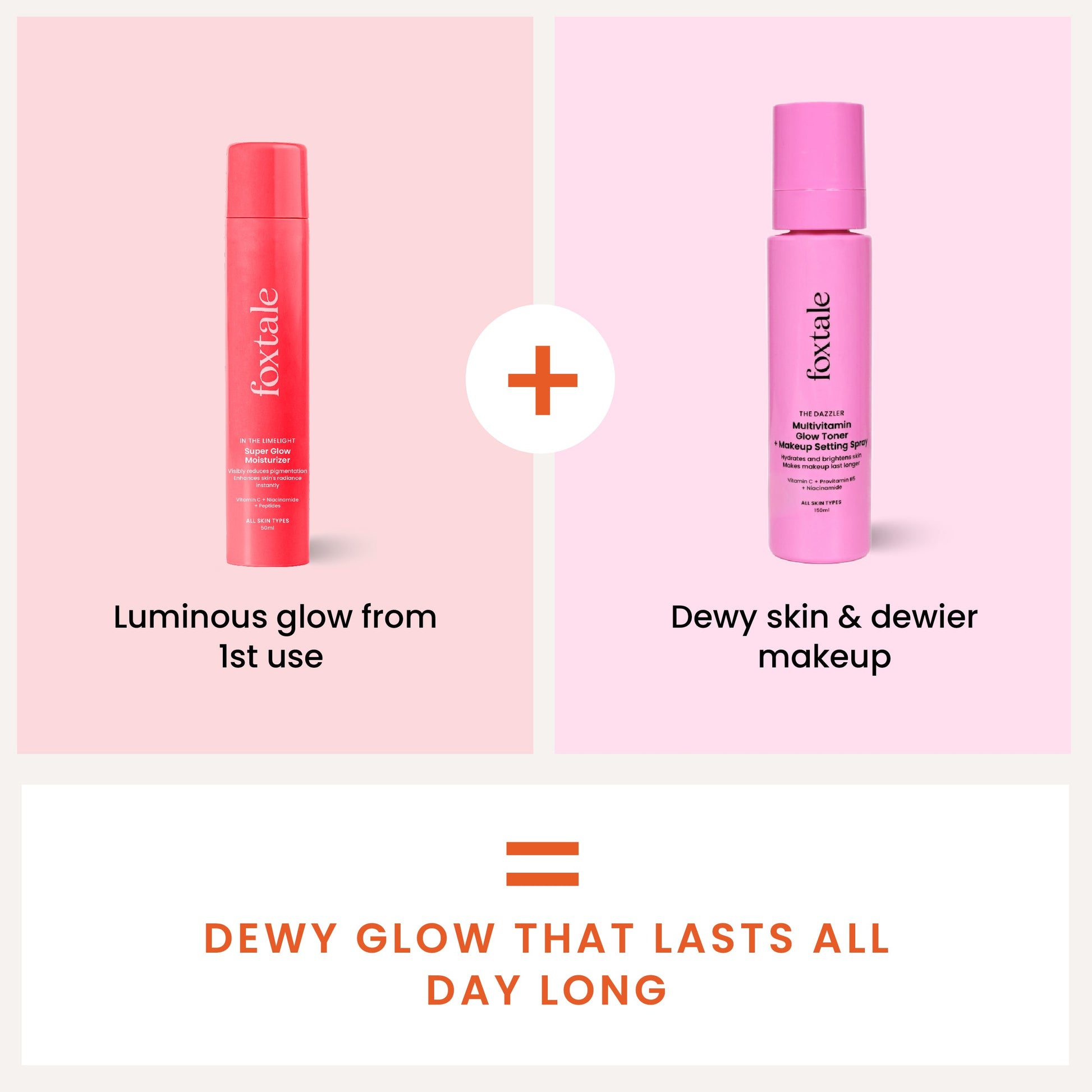 Foxtale Duo for all day dewy glow 